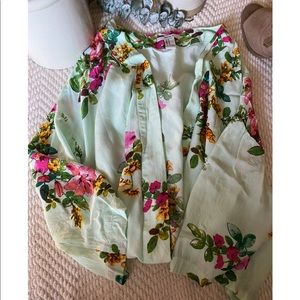 Mint green & floral kimono 💚
